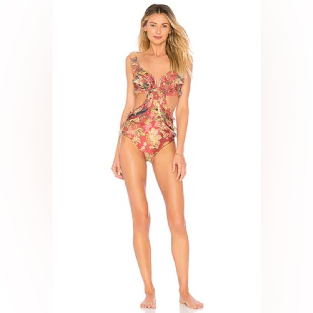 Zimmermann Floral One Piece Swimsuit